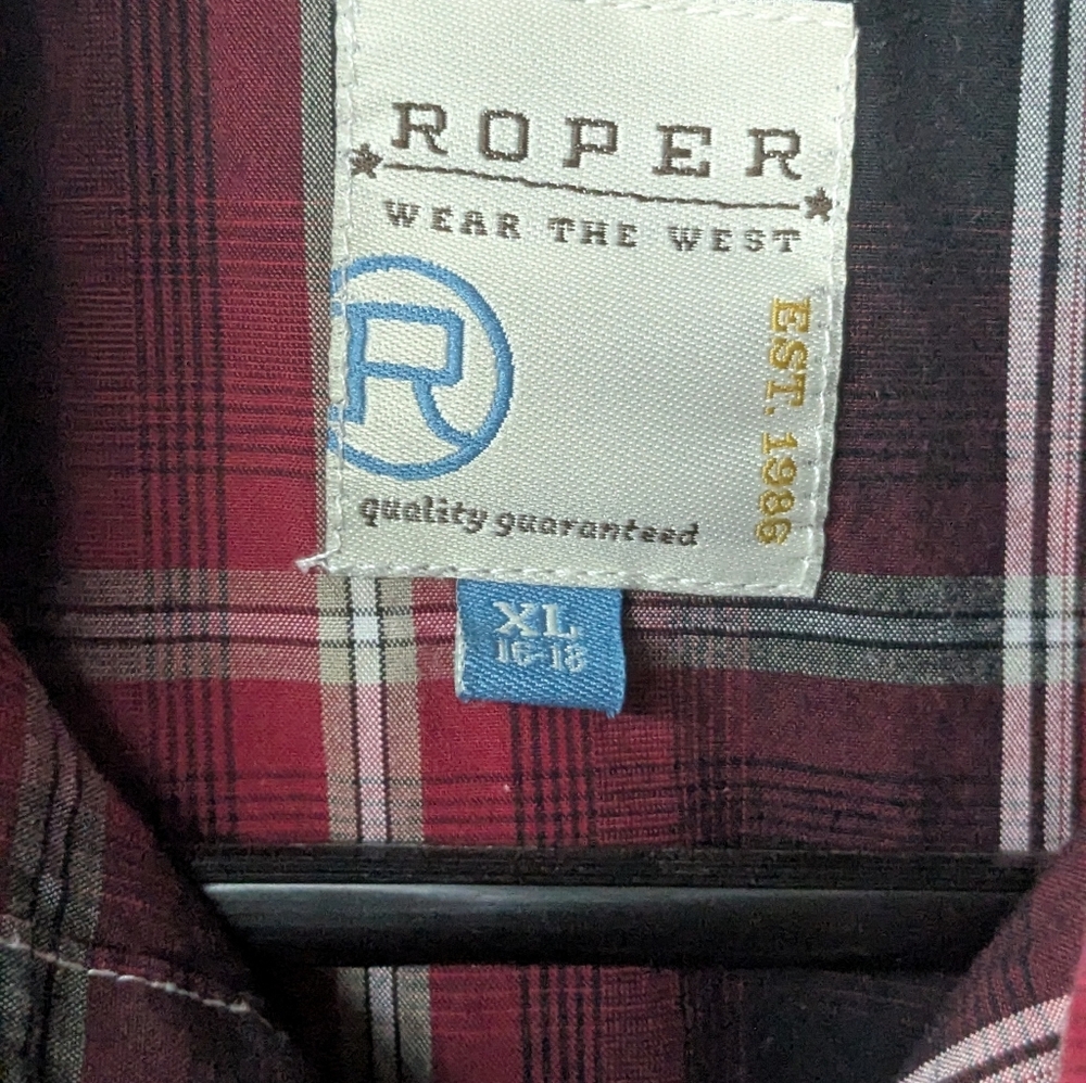 Kids Roper Pearl Snap - Picture 4 of 5